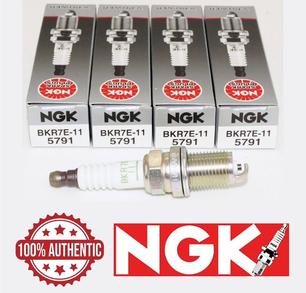 Set of 4 New NGK V-Power Copper Spark Plugs Made in Japan BKR7E-11 5791