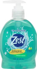 Zest Antibacterial Liquid Hand Soap - Fresh Aqua - Scented Liquid Soap with Vita
