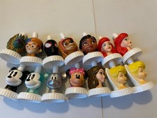 Good 2 Grow juice bottle toppers lot of 14 Disney Blippi Jurassic Variety