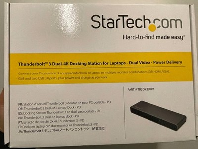 MacBook Docking Station Startech Thunderbolt