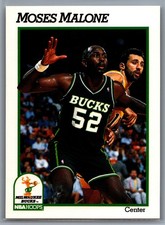 1991-92 NBA Properties Moses Malone [Base] Base Set