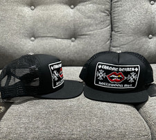 Chrome heart hat