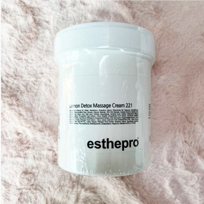 ESTHEPRO Lemon Detox Massage Cream 1000ml Jumbo Size Moist Cream K-Beauty New