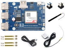 SIM7670G LTE Cat-1/GNSS HAT Board for Raspberry Pi 5/ 4B/ 3B /3B/ Zero W/Zero...