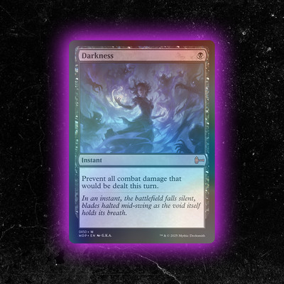 FOIL - Darkness - Custom MTG Card - High-Quality