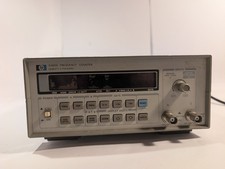 HP Hewlett Packard 5384A Frequency Counter Powers On Parts Repair No Power Cord