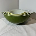 Pyrex Verde Cinderella Bowls - complete set of four