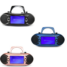 Emerson 7" Bluetooth DVD Portable Boombox with AM/FM Radio  Stereo Speakers