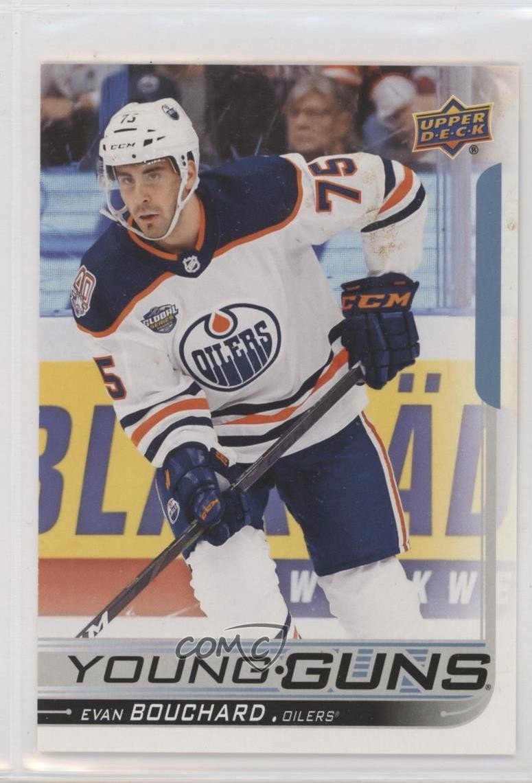 2018-19 Upper Deck Young Guns Jumbo Evan Bouchard #221 0r2s