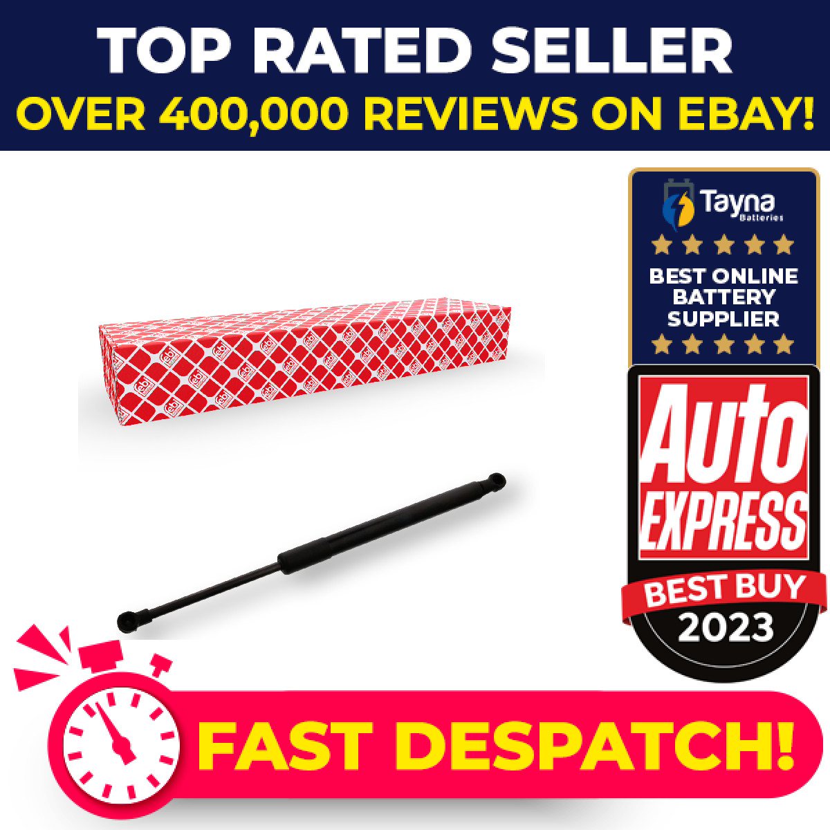 Boot Gas Strut 47110 Febi Spring Lift Tailgate Rear 8S7827552A Quality New