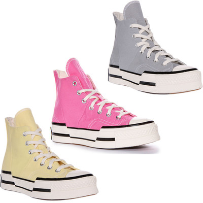 Converse A00741C Chuck 70 Plus Lace UpUnisex Trainers Grey US 5- 13