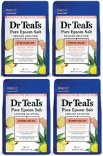 Dr Teal's Pure Epsom Salt, Stress Relief with Essential Oils, 3 lbs