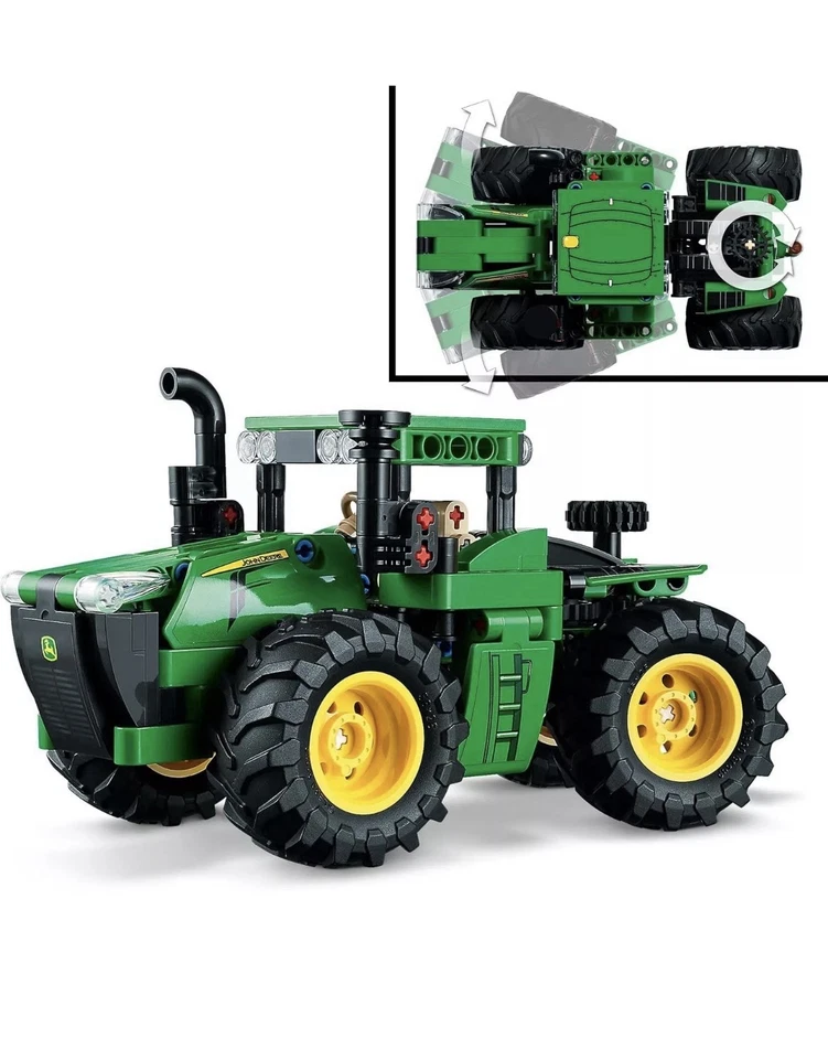 LEGO Technic 42136 Tracteur John Deere 9620R 4WD avec Remorque Basculante Noë - Photo 3/4
