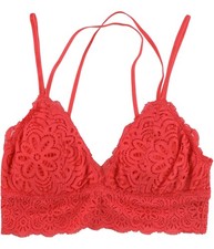 American Eagle Womens Floral Lace Racerback Bra