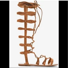 Raye Gladiator Lace-up Sandals Brown Tan Size EU 39.5 US 9