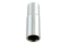 Image of LASER 1955 Socket Wrench Insert 3/8" Drive 12mm Spanner Chrome Vanadium Steel