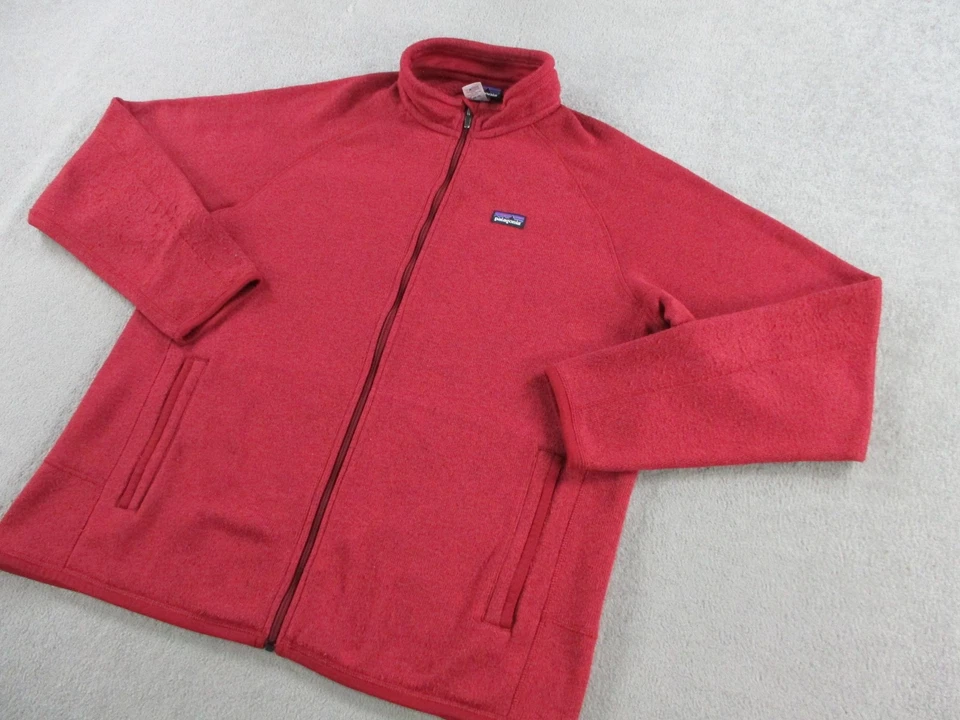 Chaqueta polar Patagonia para hombre XL roja mejor suéter cremallera completa exterior polar Foto 2 de 4