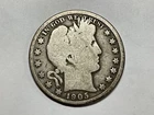1905 P Barber Half Dollar Silver Circulated US Coin