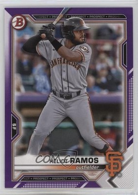 2021 Bowman Draft Purple 60/250 Heliot Ramos #BD-137 4d3