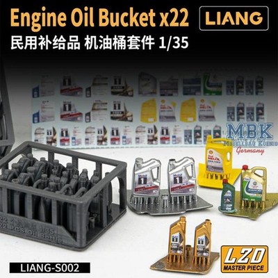 LIANG Model LIANG-s002 Maschinenölkanaister / Engine Oil Bucket (1:35)