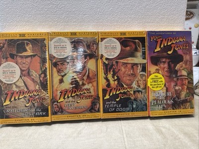Indiana Jones SEALED VHS LOT Of 4 - Chapters 18, 23, 24, 25