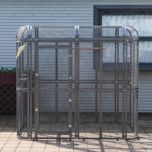 Large Walk-In Bird Cage Aviary For Parrot Macaw Finch Outdoor Metal ... - Luxury Aviary Enclosures For Macaws For Sale