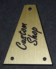 GUITAR TRUSS ROD COVER - Custom Engraved - Fits JACKSON - CUSTOM SHOP - GOLD