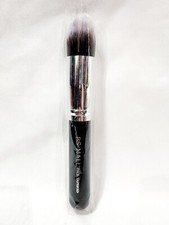 BS-Mall FACE TAPERED Brush Black Chrome Oval Synthetic Premium Full Size New