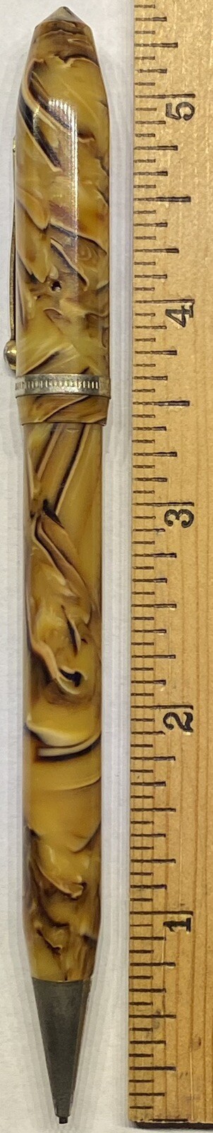 1930-1940c **FOUNTAIN PEN-PENCIL** ARNOLD PEN CO. {MARBLE DESIGN} PLASTIC! RARE!