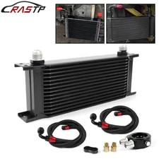 Oil CoolerKit Universal Engine Transmission 15 Rows AN10 10AN Aluminium Alloy