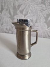 Ancien briquet de table en étain