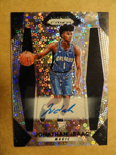 2017 JONATHAN ISAAC ROOKIE FAST BREAK SILVER PRIZM AUTOGRAPH ORLANDO MAGIC