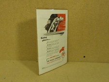 Texaco Vintage Laminated Ad 10in x 7in White/Black/Red Gasoline Dalmation