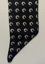 1970s - 1980s THE CHESSIE SYSTEM EMPLOYEE BLACK BOW TIE, ITALY, CHESSIE THE CAT