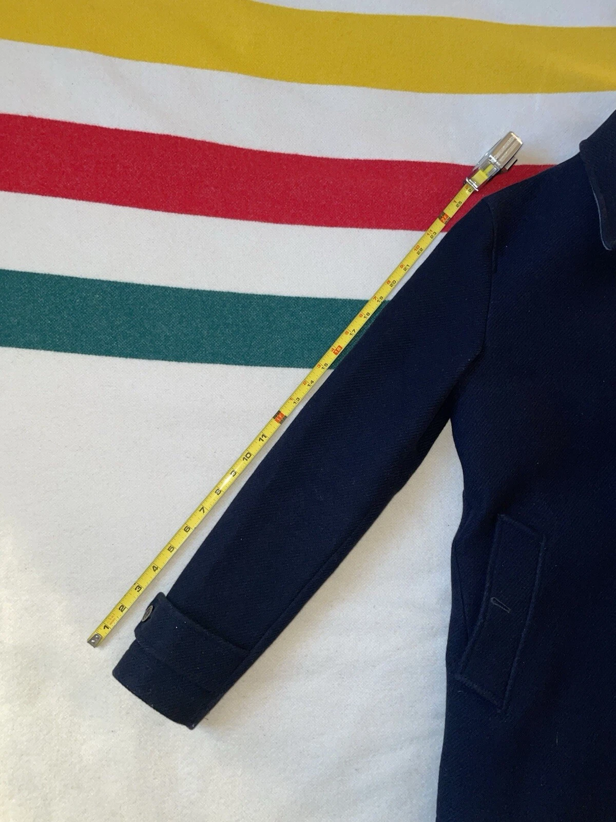 Camplin North Overcoat (Wool) Navy With Insulation (XS/S - 46) image 4