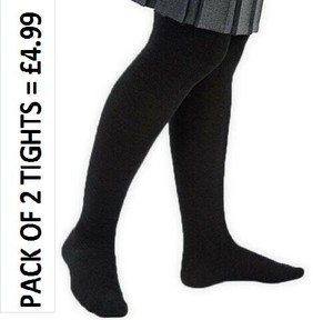 uniform black tights