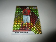 Alex Verdugo 2021 Panini Mosaic Yellow Reactive Prizm #200