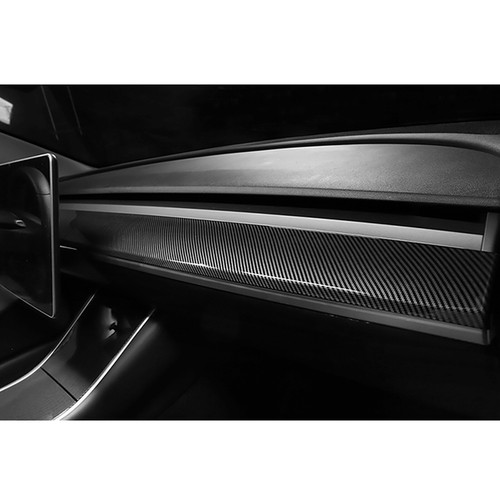 Cubierta del panel del tablero de borde de la puerta del automóvil para Tesla Model 3 2021-2023 Tesla Y 2019-23 - Imagen 4 de 11