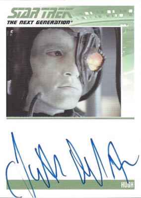 Kompletter Star Trek TNG Series 2 - AUTOGRAMM JONATHAN DEL ARCO als Hugh