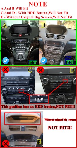 Car Stereo Radio GPS Navi Fit For Apple Carplay For Honda Acura MDX 2007-2013 - 第 5/17 張圖片