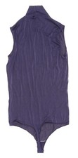 Wolford Sonja String Navy Blue Bodysuit L125528 Size Medium