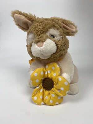 See Video! Sound N Light  EASTER Bunny SINGs HERE COMES PETER COTTON TAIL Plush