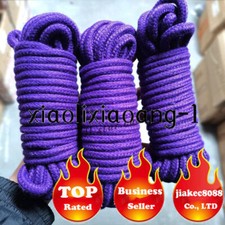 Standard 10M Pink/Black/Red/Purple Cotton Rope Binding Shibari Slaver Standard