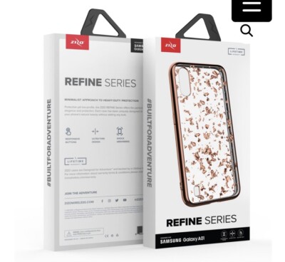 Samsung Galaxy A01 Refine Series Case (Rose Gold Exposure)