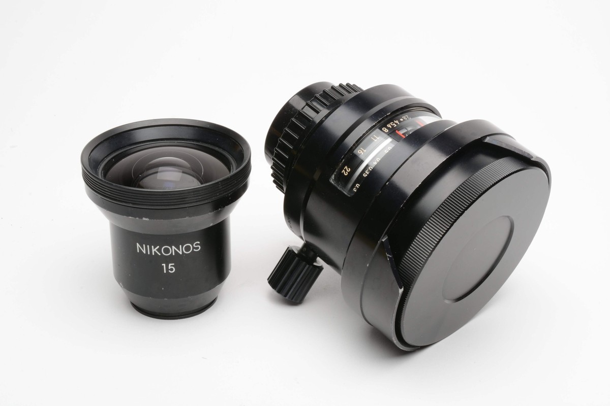 Nikon UW-Nikkor Nikonos 15mm f2.8 Lens w/Nikonos 15 Finder Nikon UW-Nikkor Nikonos 15mm f2.8 Lens w/Nikonos 15 Finder