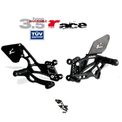TRITTBRETTER HINTEN VALTERMOTO TYP 3.5 BMW F800R F 800 R 2009 2013