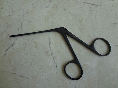 House Alligator Forceps – 3" (7.6cm) Serrated Jaws – 0.9mm Tip – ENT Surgical Instrument