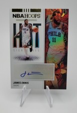 James Ennis 2019-20 Panini NBA Hoops Hot Signatures Autograph #HS-JEN 76ers NBA