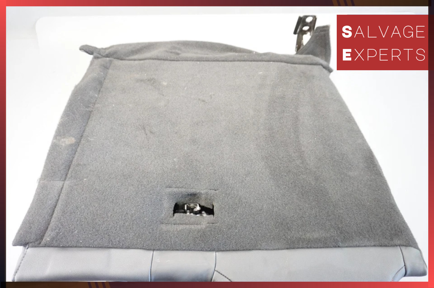 2014-2017 Maserati Ghibli M157 Rear Left Top Upper Seat Cushion Cover Black OEM