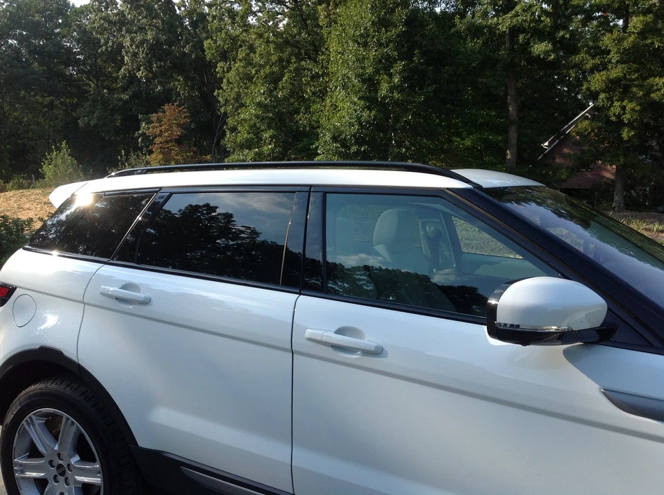 2 BARRES TOIT LONGITUDINALES NOIRES RANGE ROVER EVOQUE PRESTIGE DYNAMIC - Imagen 3 de 4